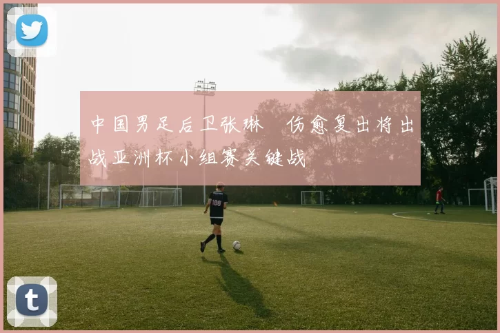 中国男足后卫张琳芃伤愈复出将出战亚洲杯小组赛关键战