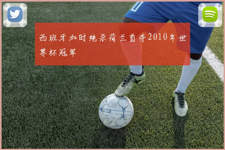 西班牙加时绝杀荷兰首夺2010年世界杯冠军